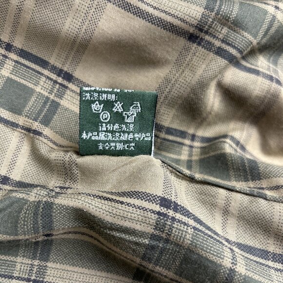 Vintage JeepRich Button Front Mens Olive Green Jacket Size XL Canvas Coat - Picture 9 of 10